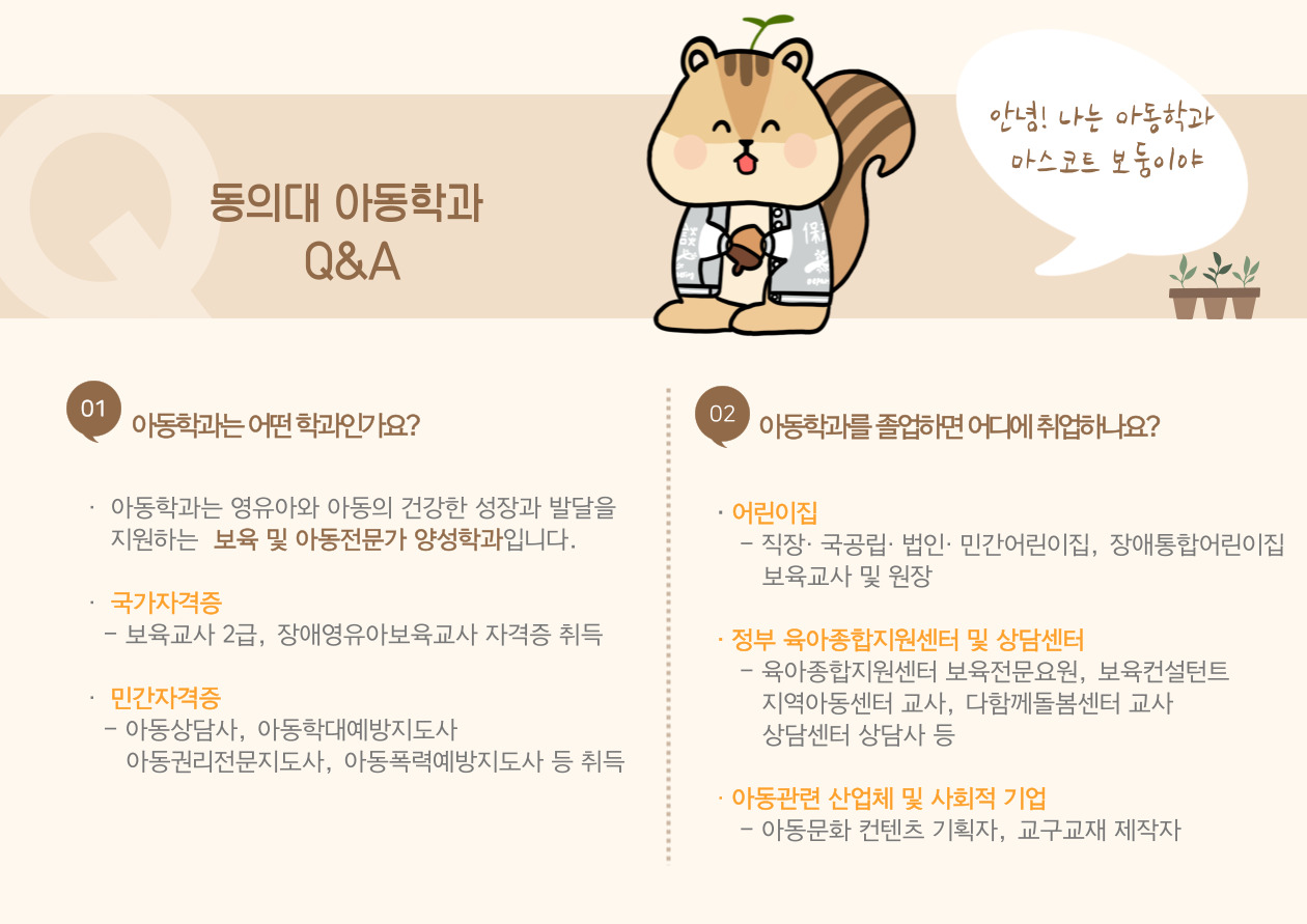 동의대학교 아동학과 Q&A_1